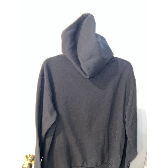 Disney Sweatshirt Womens XXL Black Embroidered Pullover Hoodie Mickey Mouse New - Picture 7 of 8